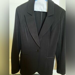 White House Black Market Black Blazer Suit Jacket